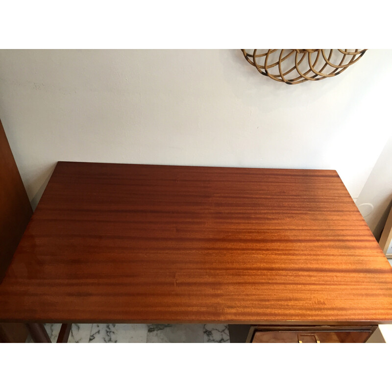 Mid century desk in lacquered wood - 1950s