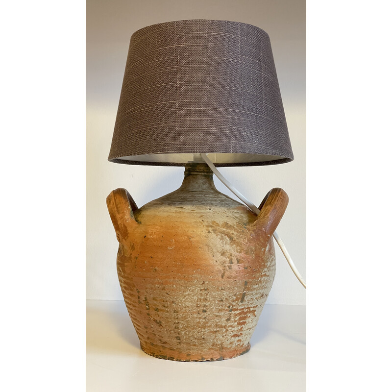 Vintage handcrafted ceramic lamp