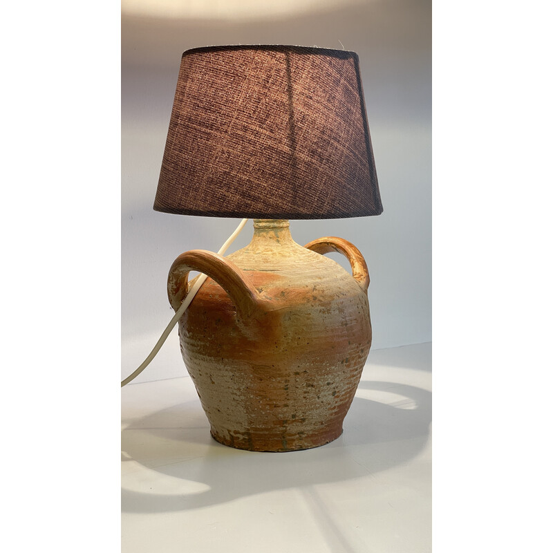 Vintage handcrafted ceramic lamp