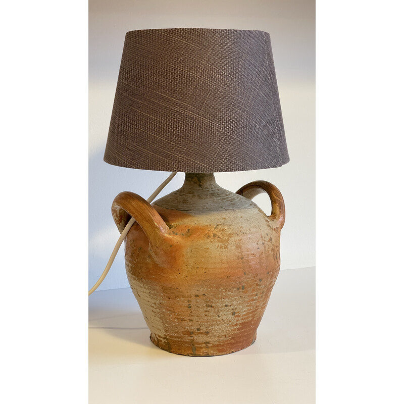 Vintage handcrafted ceramic lamp