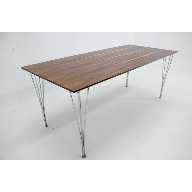 Mesa de jantar rectangular Vintage de Piet Hein, Bruno Mathsson e Arne Jacobsen para Friz Hansen, década de 1980