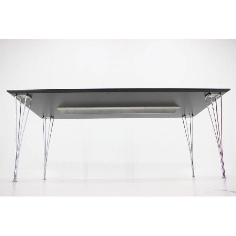 Mesa de jantar rectangular Vintage de Piet Hein, Bruno Mathsson e Arne Jacobsen para Friz Hansen, década de 1980