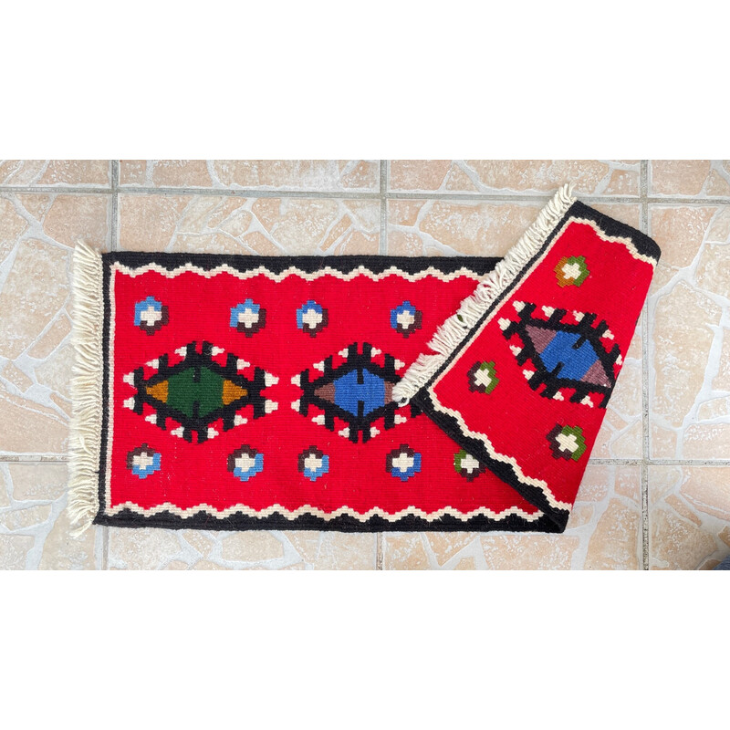 Rolakan vintage scandinavian wool rug