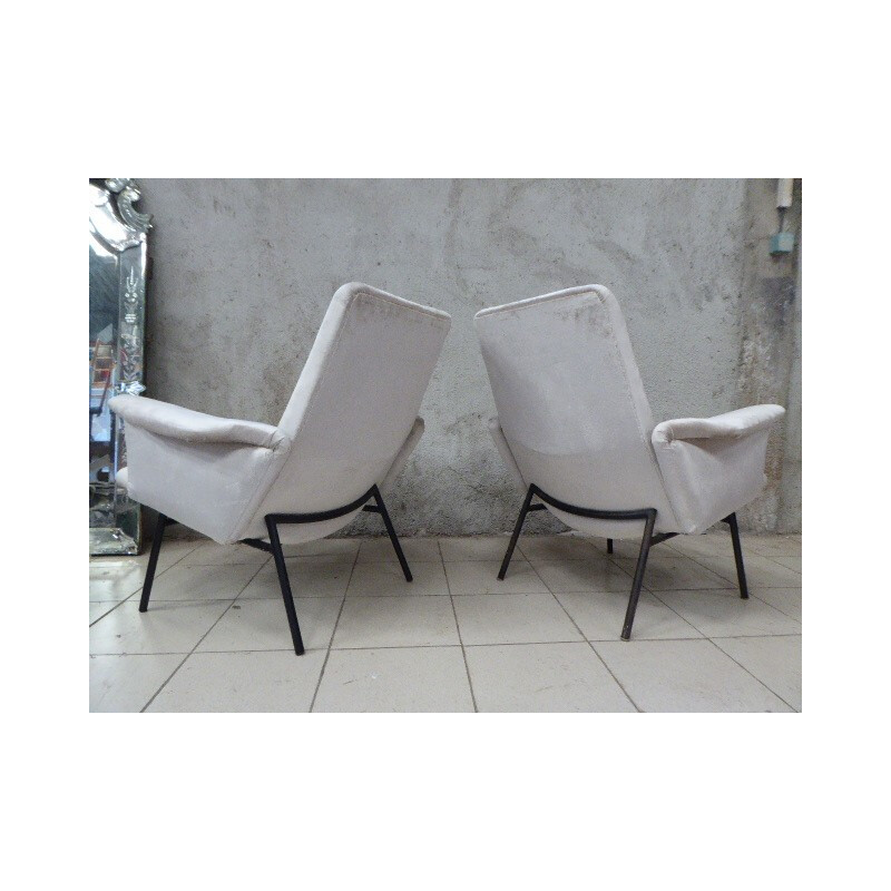 Pair of SK 660 armchairs by Pierre Guariche - 1950s