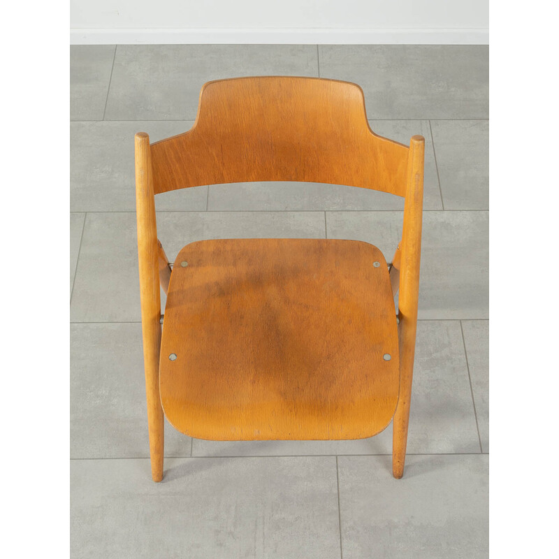 Conjunto de 6 cadeiras Se 18 da vintage de Egon Eiermann para Wilde e Spieth, Alemanha 1952