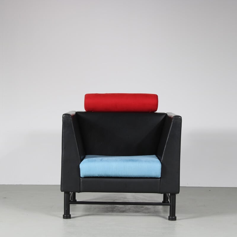Paar alte "East Side"-Sessel von Ettore Sottsass für Knoll International, USA 1980