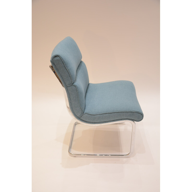 Blue armchair from ex-GDR - 1970s