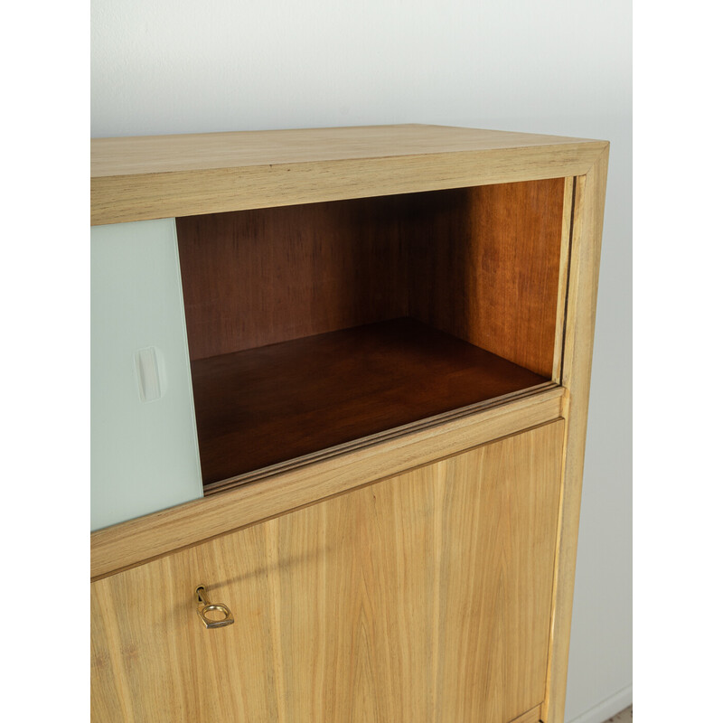 Vintage desk in bleached walnut veneer by Musterring, Germany 1950s