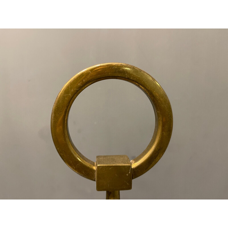 Mid-century umbrella stand in brass, 1970s