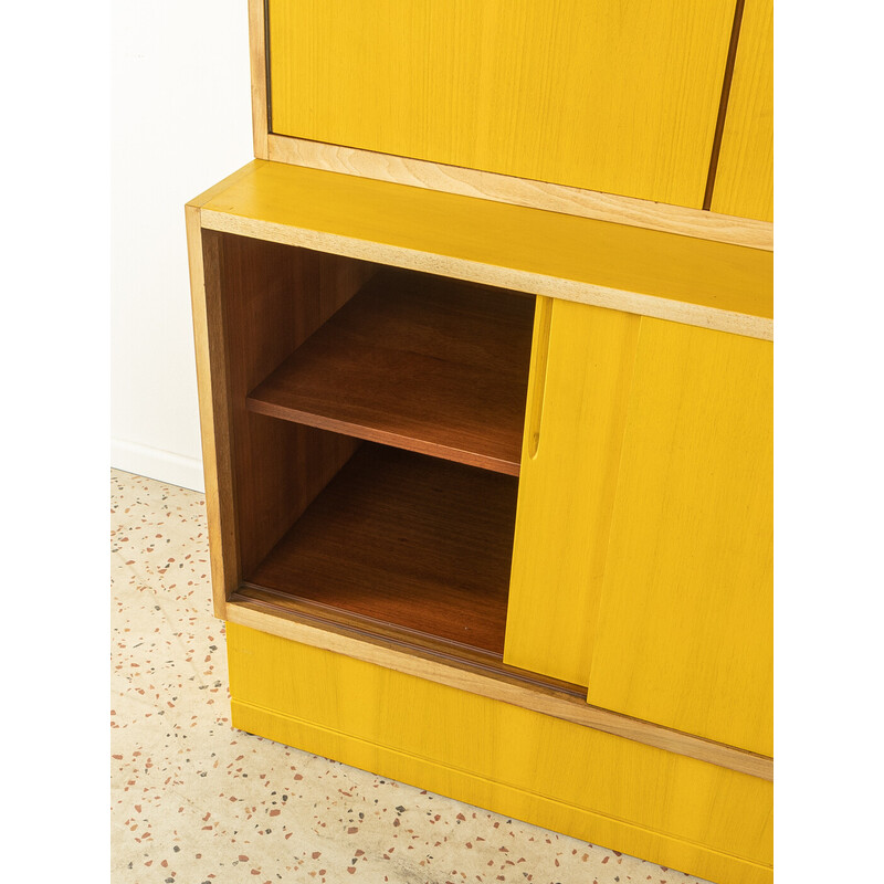 Vintage cabinet in bleached and yellow stained walnut, Germany 1950s