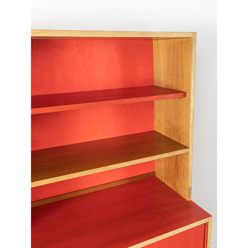 Vintage two-part bookcase with two sliding doors, Germany 1950