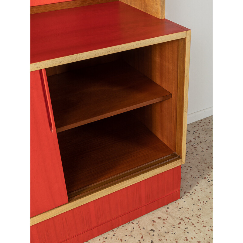 Vintage two-part bookcase with two sliding doors, Germany 1950