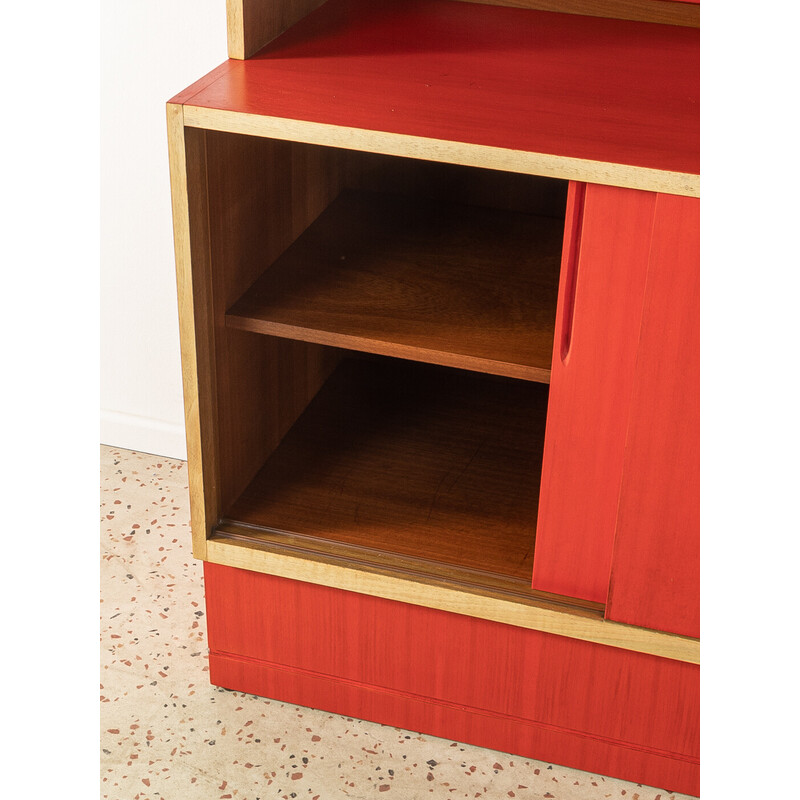 Vintage two-part bookcase with two sliding doors, Germany 1950