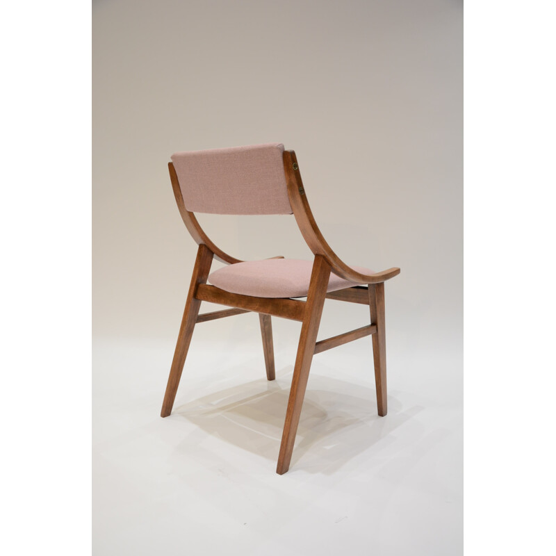 Chaise modèle SAUT rose - 1960