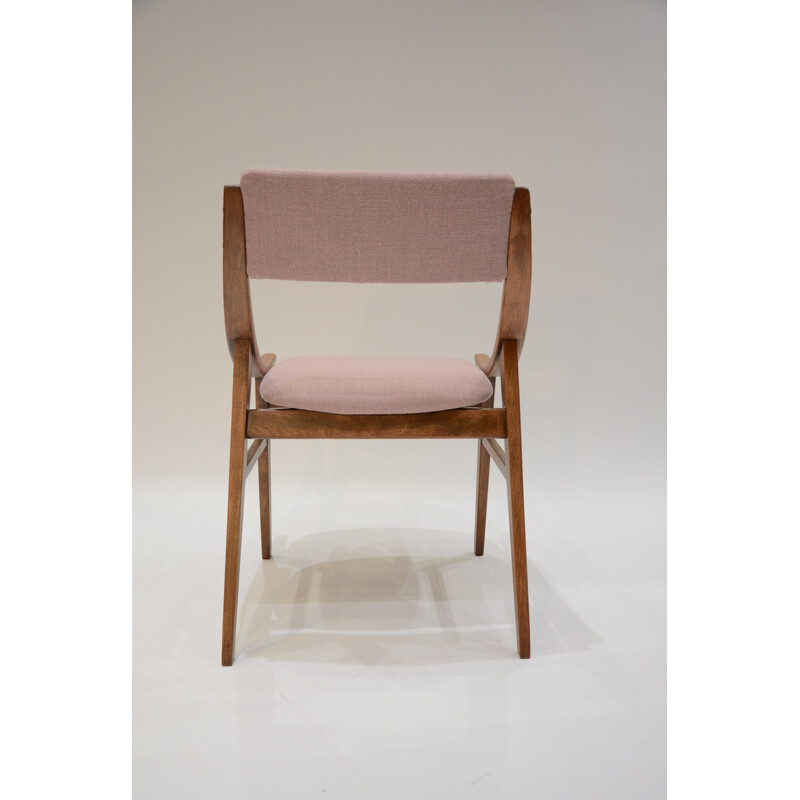 Pink chair model SAUT - 1960s