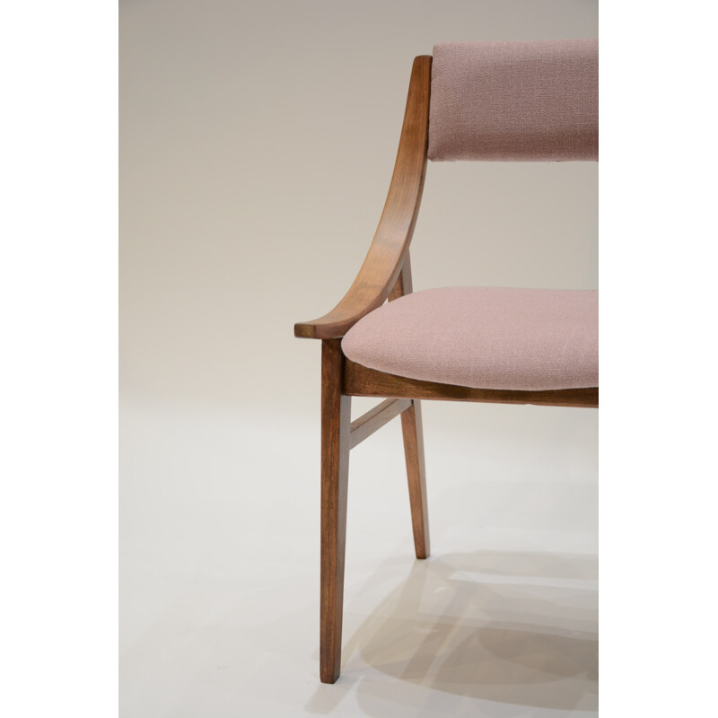 Chaise modèle SAUT rose - 1960