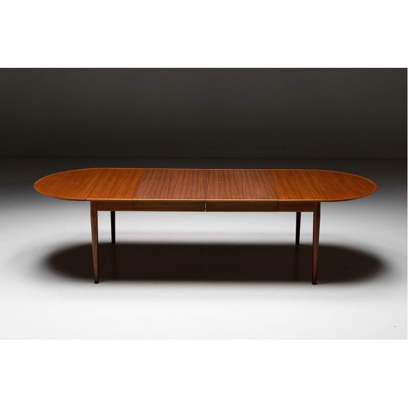 Mesa de comedor vintage danesa de Arne Vodder para Sibast, años 60