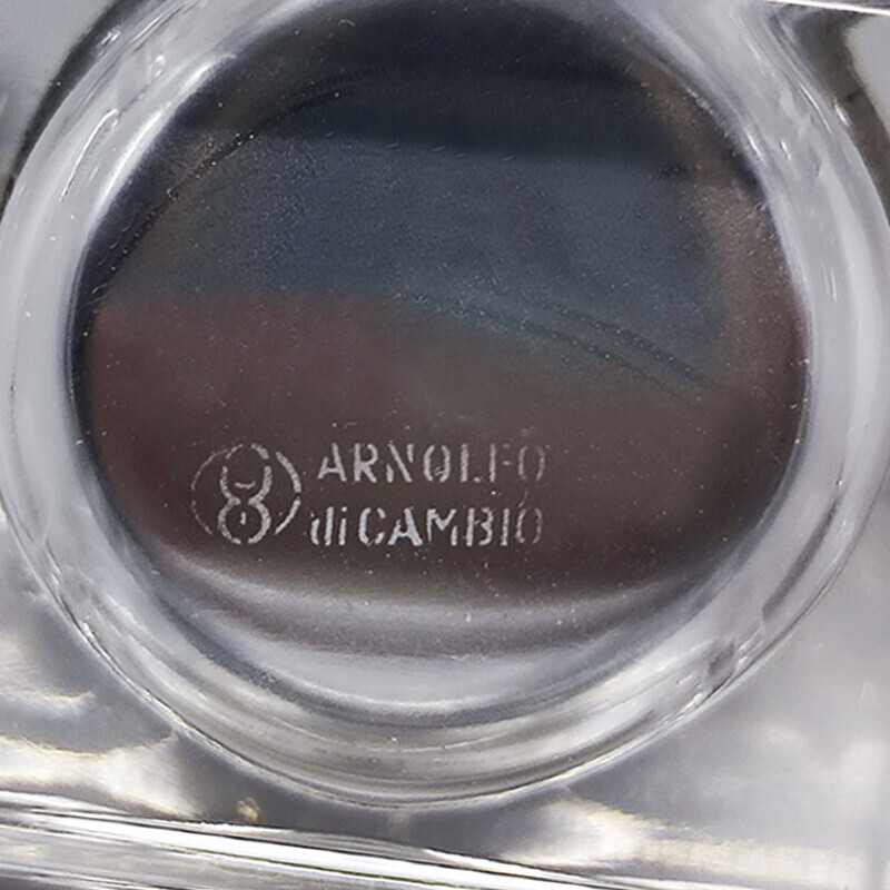 Conjunto de fumagem vintage em cristal de Laura Griziotti para Arnolfo di Cambio, Itália 1970