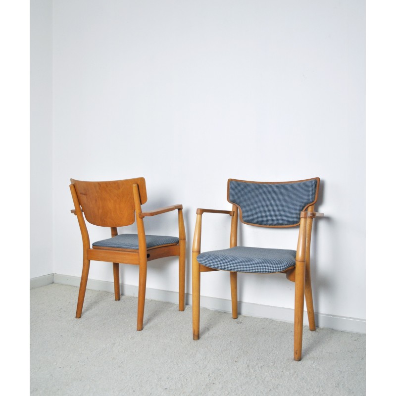 Vintage Portex armchair by Peter Hvidt and Orla Mølgaard-Nielsen for Fritz Hansen, Germany 1940s