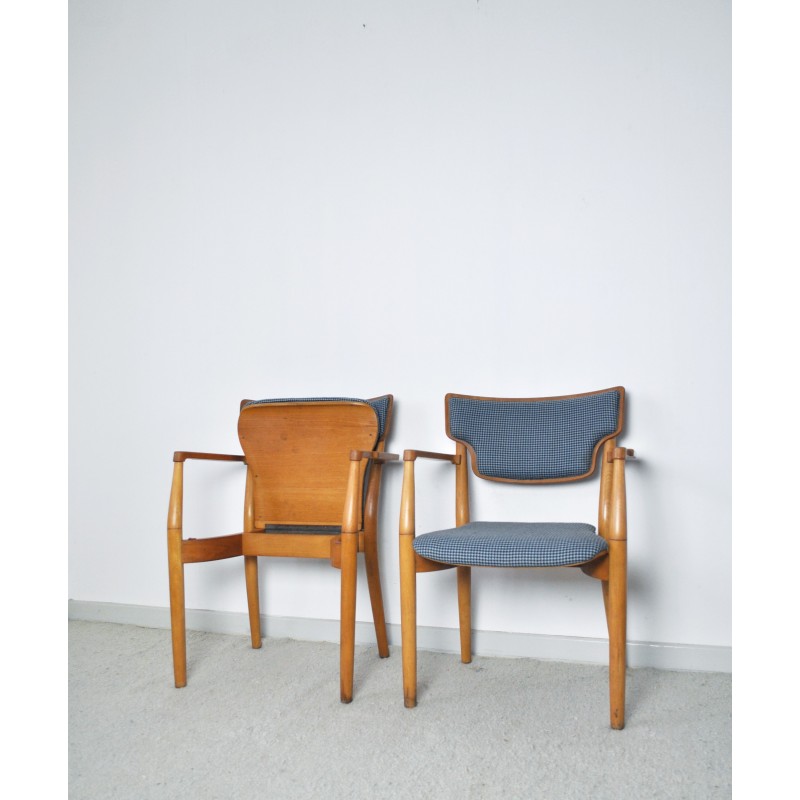 Vintage Portex armchair by Peter Hvidt and Orla Mølgaard-Nielsen for Fritz Hansen, Germany 1940s