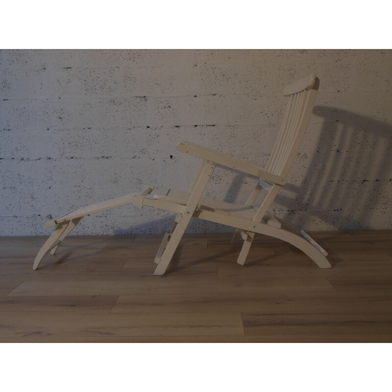 Mid century modern deck chair - 1950s