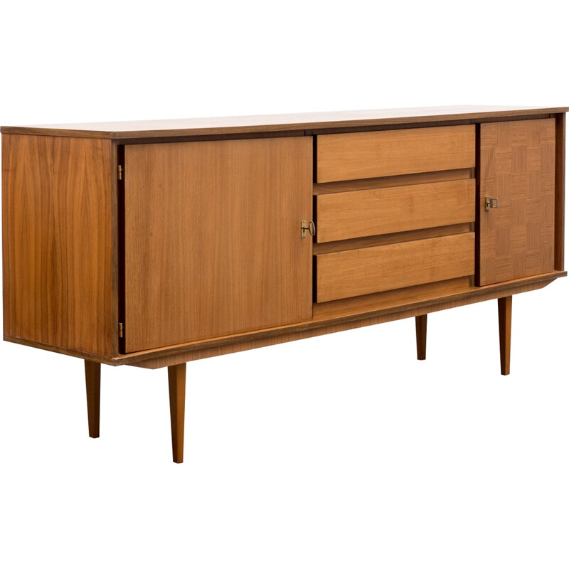 Walnut vintage sideboard - 1960s