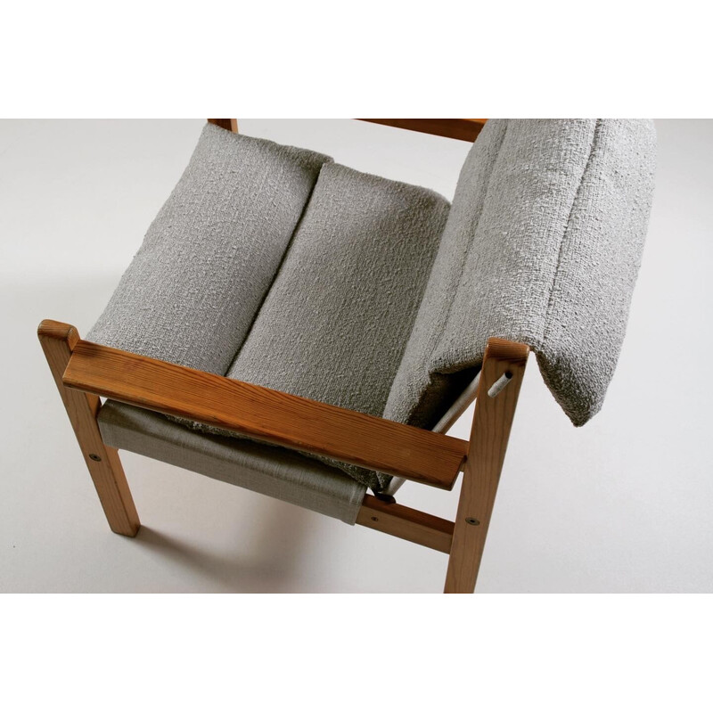 Futurum vintage safari armchair by Rolf Rastad and Adolf Relling for Sørlie Möbler, Norway 1960s