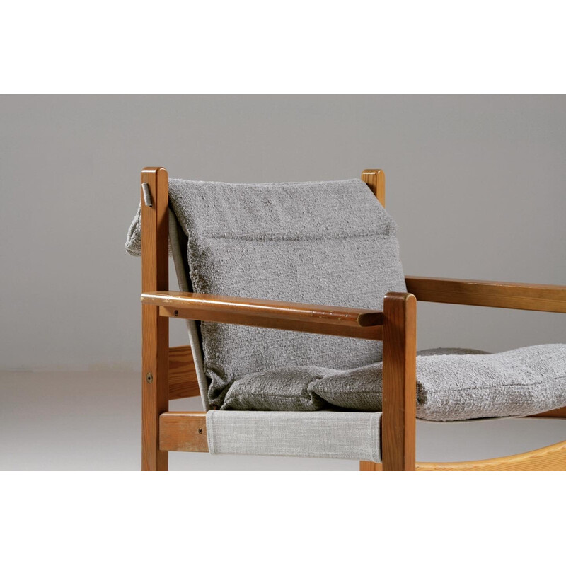 Futurum vintage safari armchair by Rolf Rastad and Adolf Relling for Sørlie Möbler, Norway 1960s