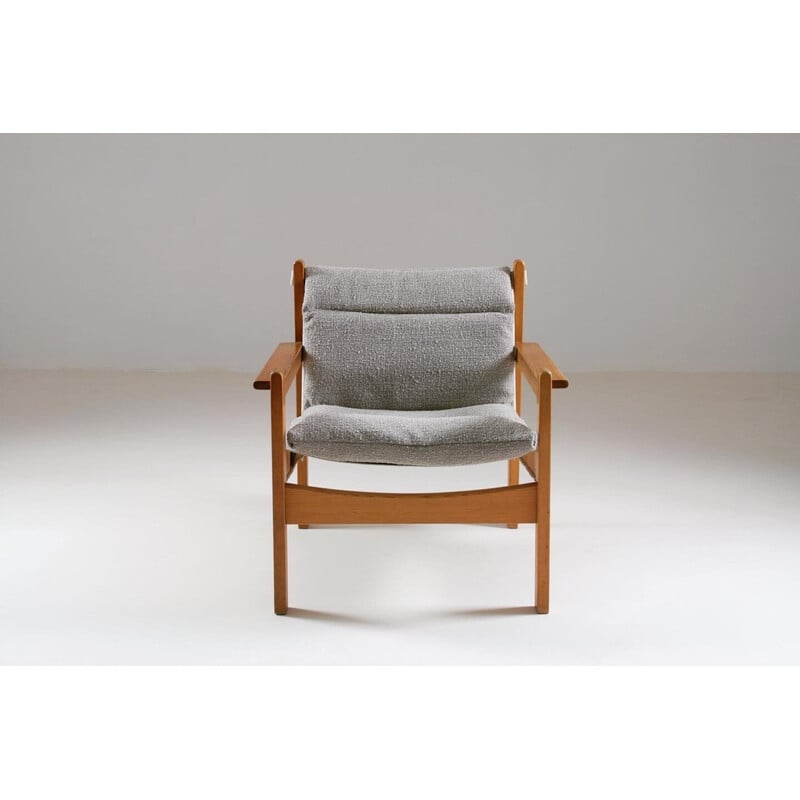 Futurum vintage safari armchair by Rolf Rastad and Adolf Relling for Sørlie Möbler, Norway 1960s