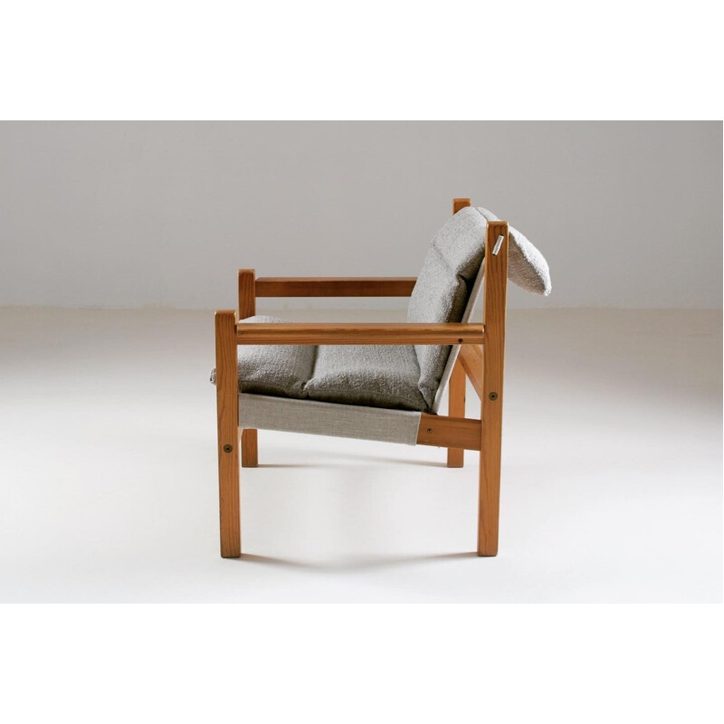 Futurum vintage safari armchair by Rolf Rastad and Adolf Relling for Sørlie Möbler, Norway 1960s