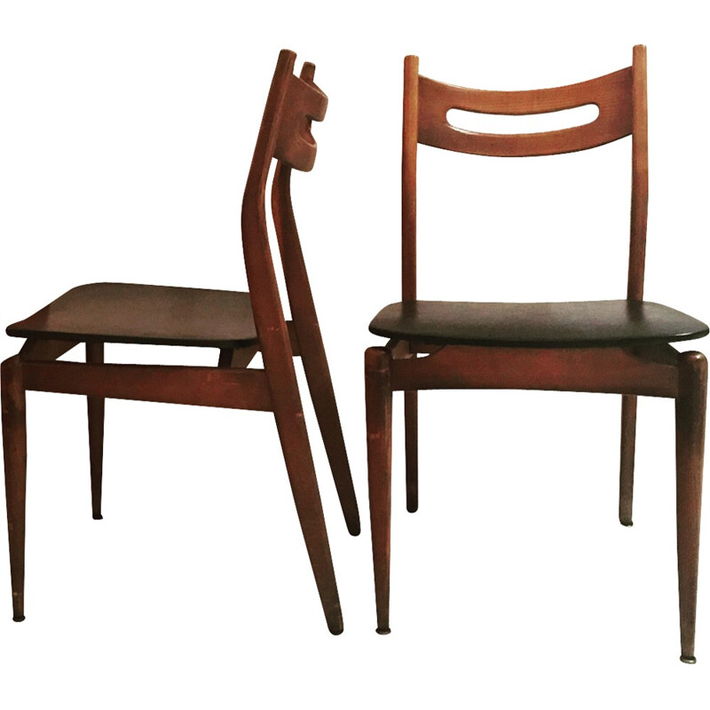Lot de 2 chaises vintage - 1960
