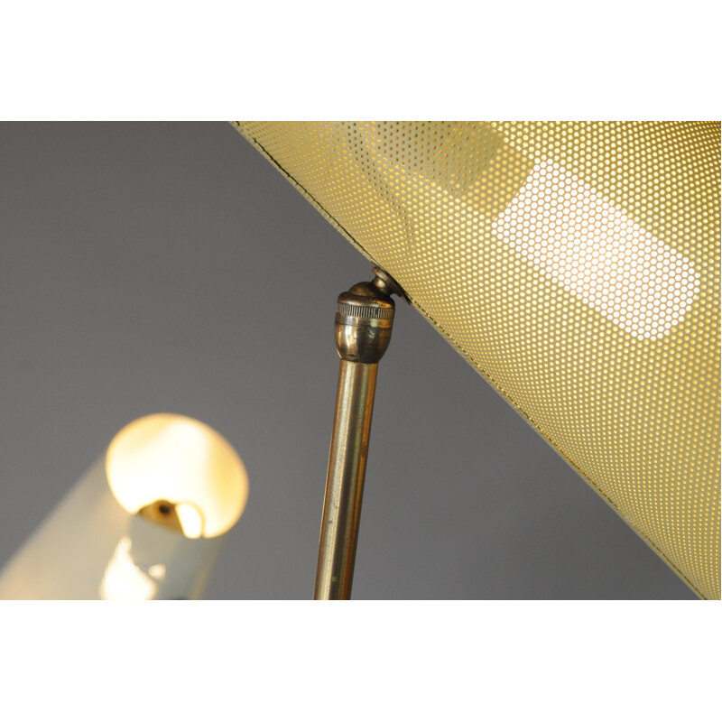 Floor lamp with 3 reflectors by Maison Arlus - 1950s