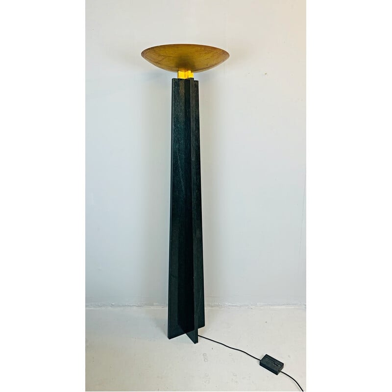 Vintage "Wagneriana" marble floor lamp by Lella and Massimo Vignelli, Italy