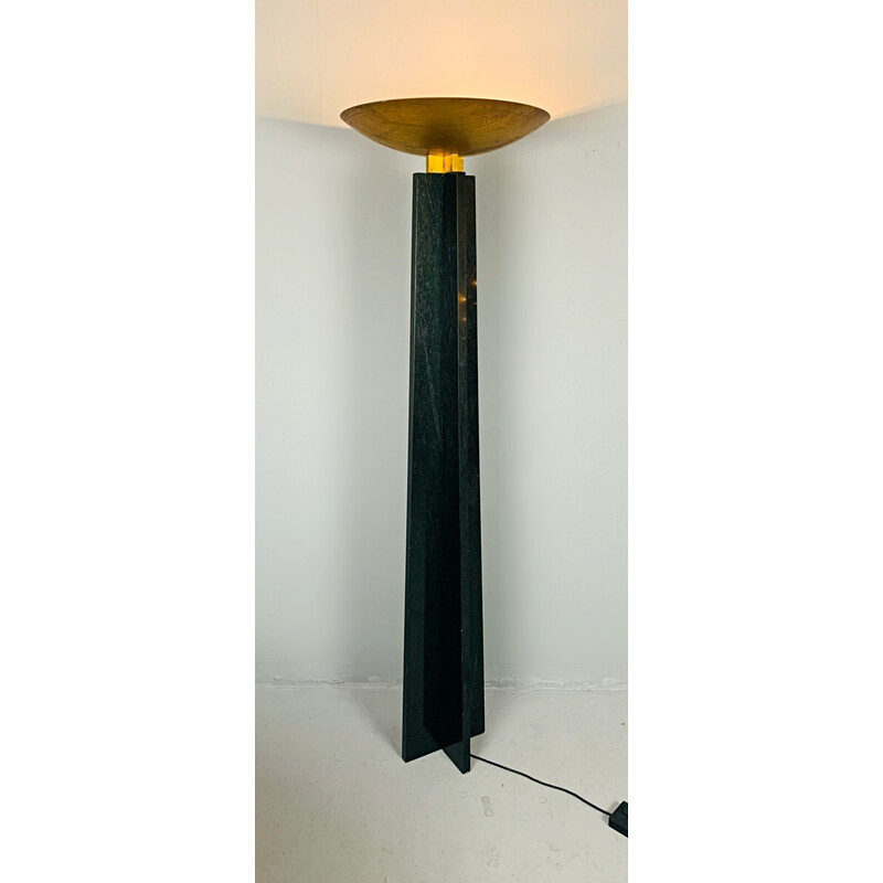 Vintage "Wagneriana" marble floor lamp by Lella and Massimo Vignelli, Italy