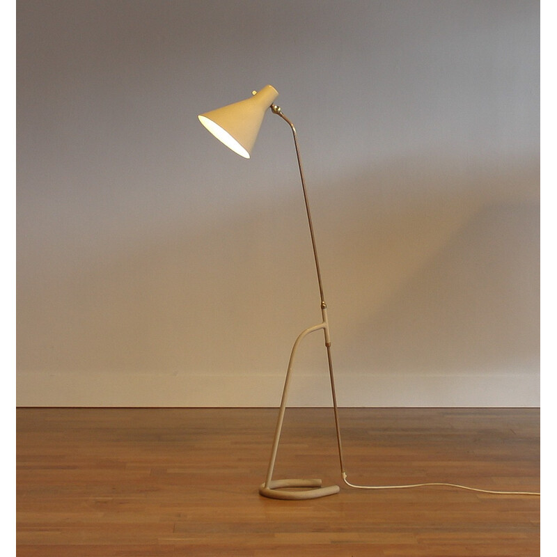 Floor Lamp by Hans Bergström for Ateljé Lyktan - 1950s