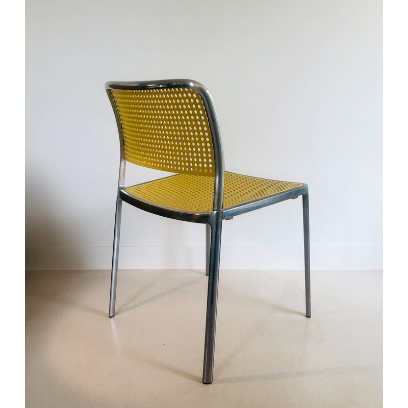 Silla "Audrey" vintage amarilla de Piero Lissoni para Kartell, Italia 2000