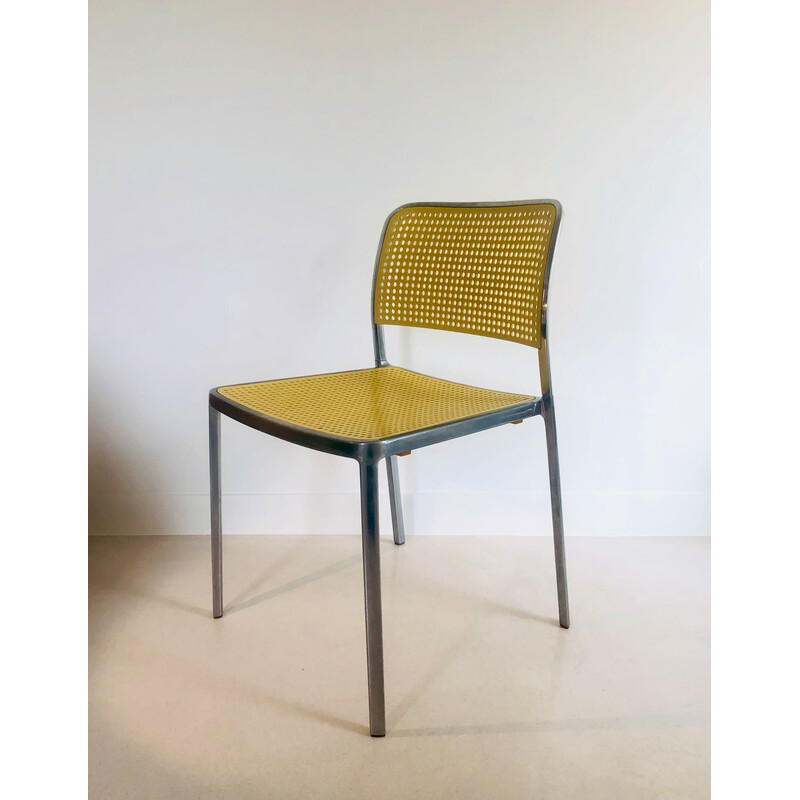 Chaise vintage "Audrey" jaune de Piero Lissoni pour Kartell, Italie 2000