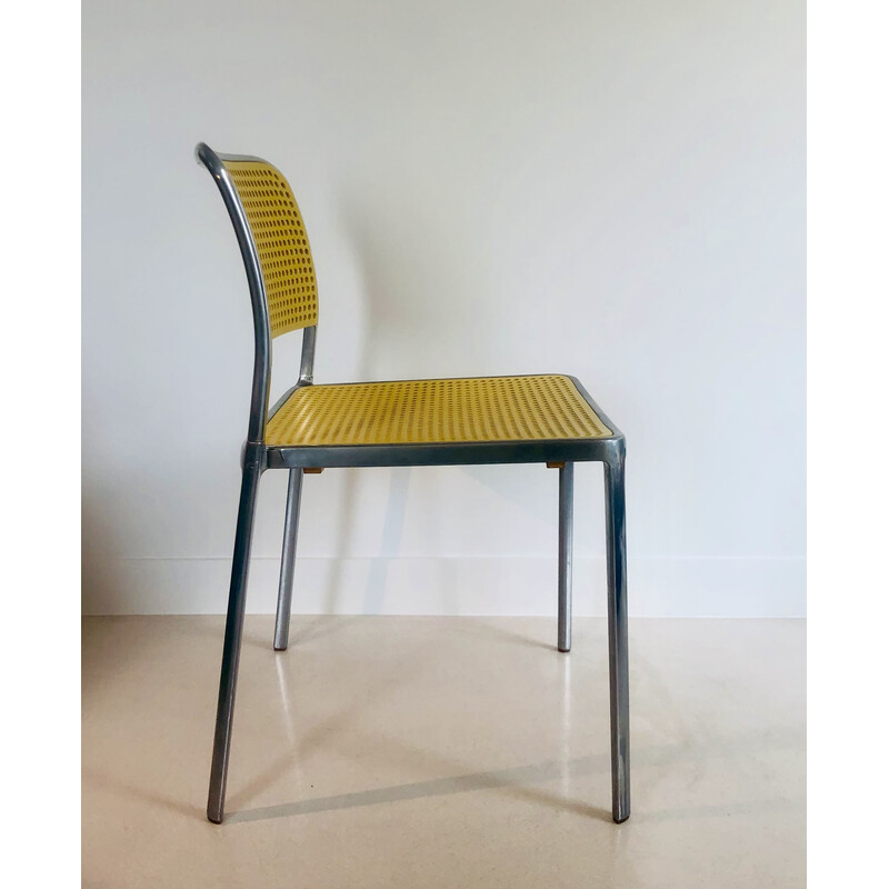 Audrey" cadeira amarela vintage de Piero Lissoni para Kartell, Itália 2000