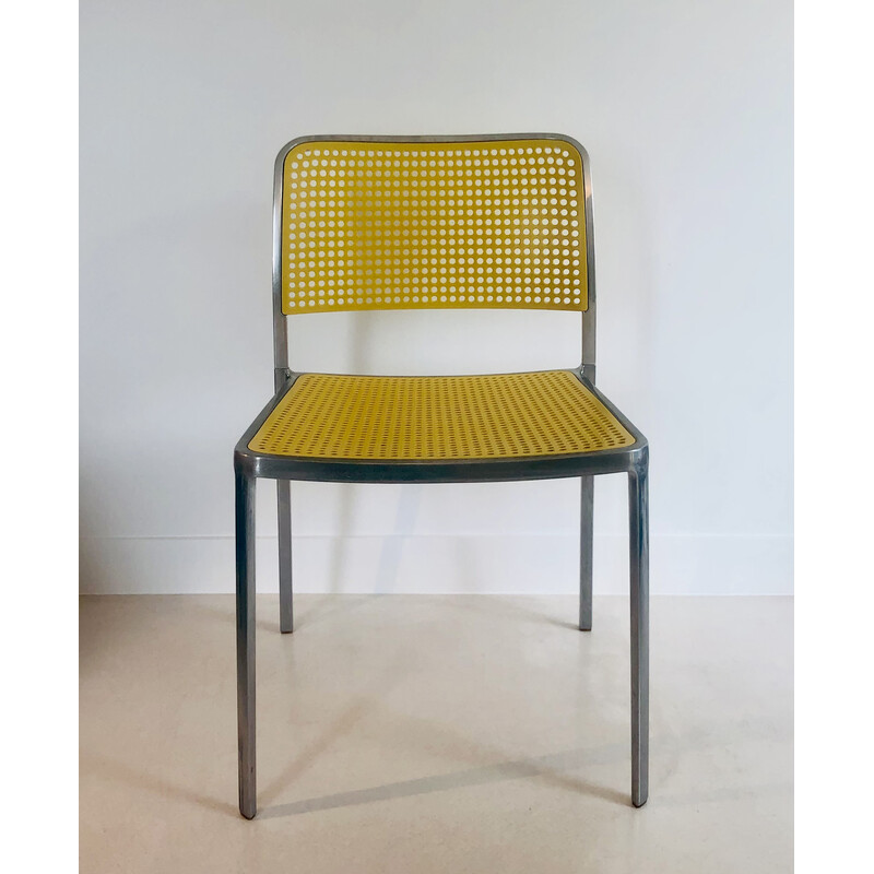 Chaise vintage "Audrey" jaune de Piero Lissoni pour Kartell, Italie 2000