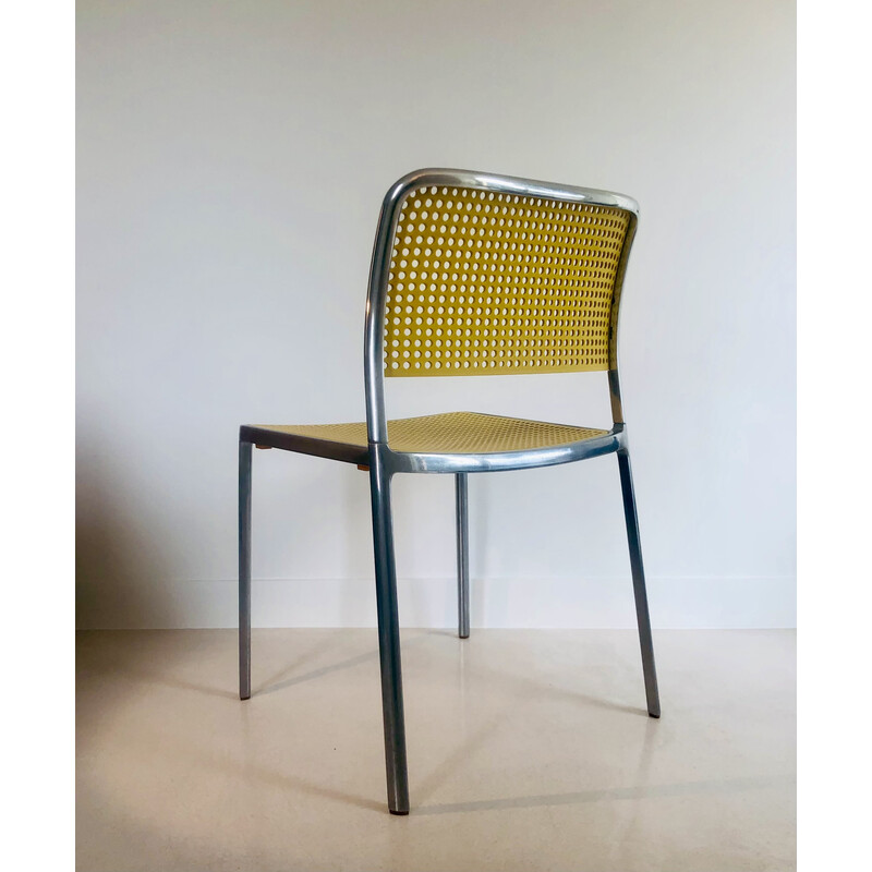 Sedia gialla vintage "Audrey" di Piero Lissoni per Kartell, Italia 2000