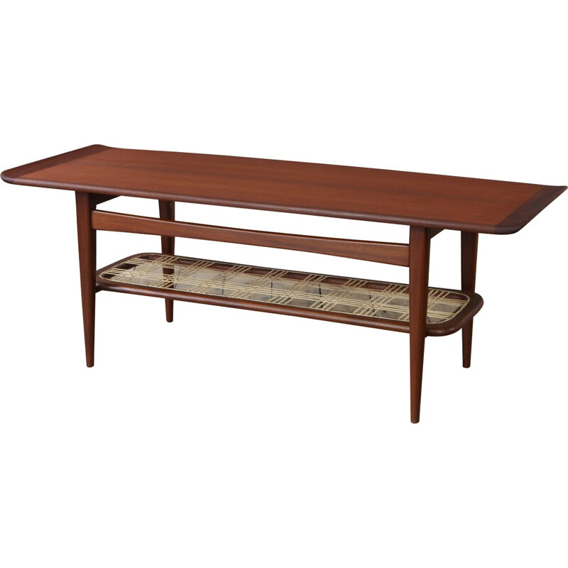 Dutch teak coffee table - 1960s