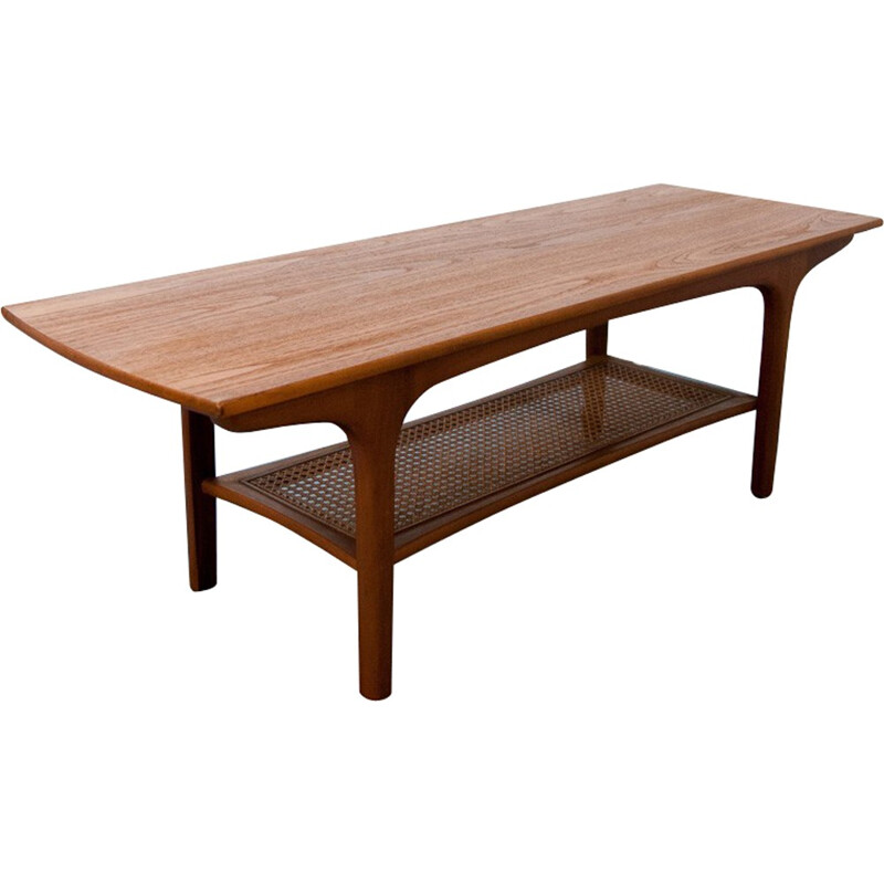 Scandinavian teak coffee table - 1960s