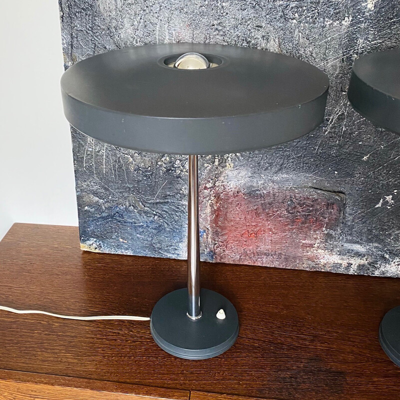 Pair of vintage Timor desk lamps by Louis Kalff for Philips