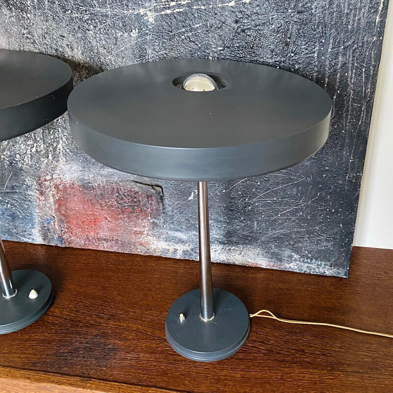 Pair of vintage Timor desk lamps by Louis Kalff for Philips