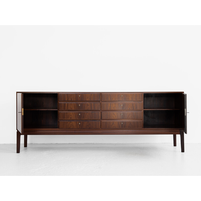 Vintage rosewood sideboard by Ole Wanscher, Denmark 1960s