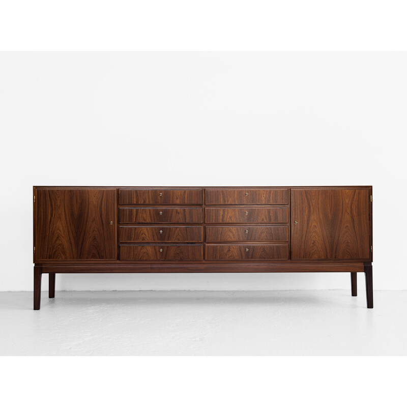 Vintage rosewood sideboard by Ole Wanscher, Denmark 1960s