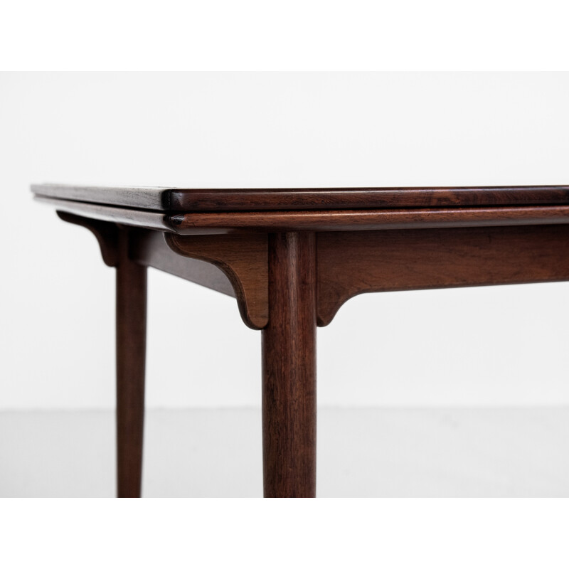 Vintage rosewood table by Omann Jun, Denmark 1960s