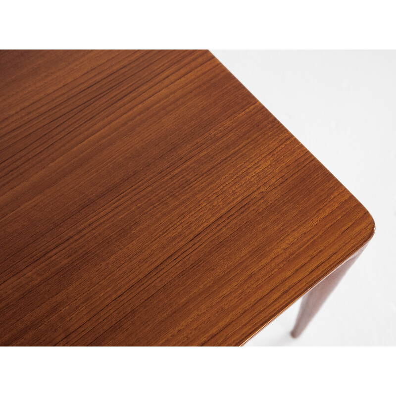 Vintage teak coffee table by Erik Riisager Hansen for Haslev, Denmark 1960s