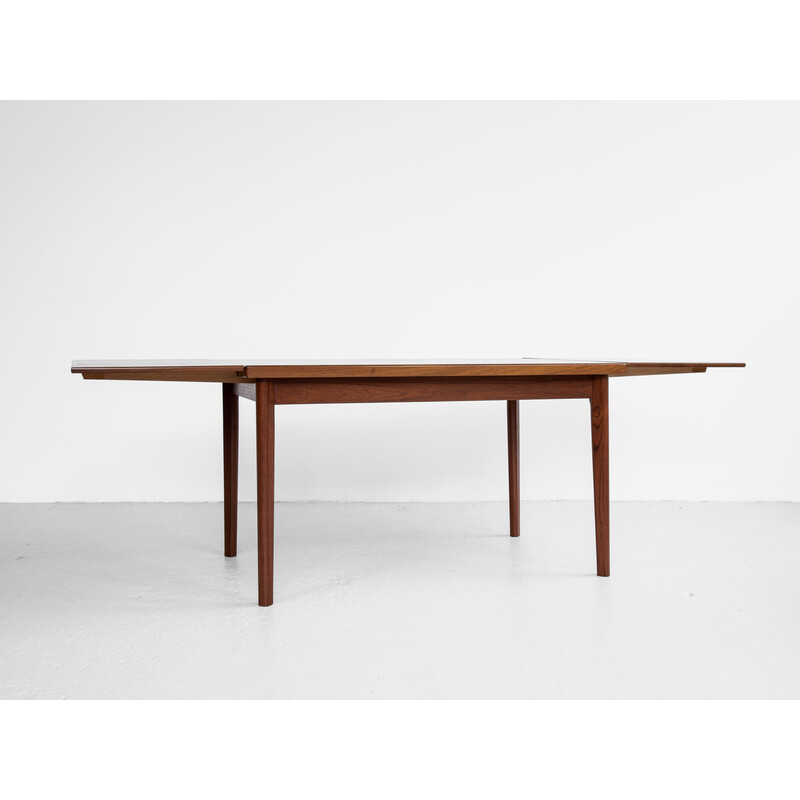 Vintage rectangular extendable table in teak, Denmark 1960s