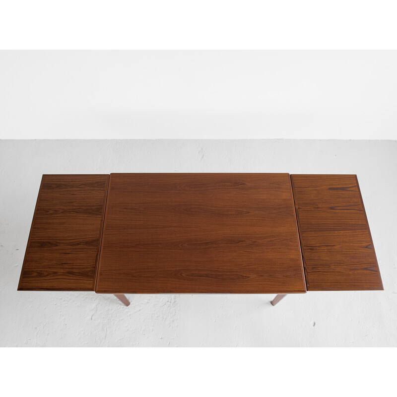 Vintage rectangular extendable table in teak, Denmark 1960s